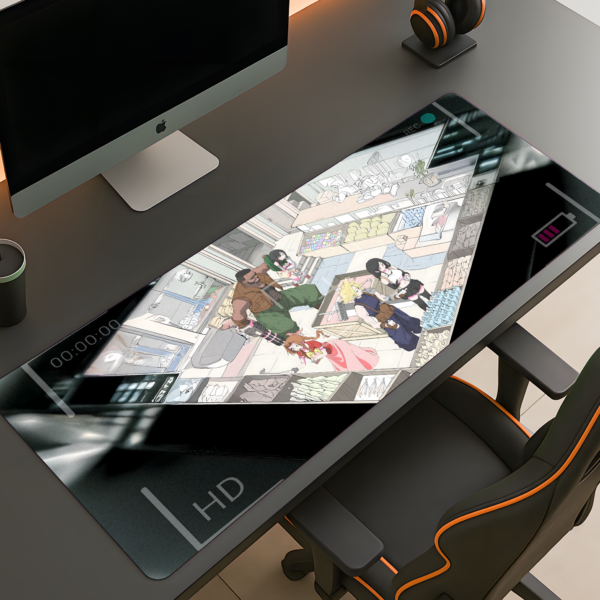 camera footage of people mouse pad