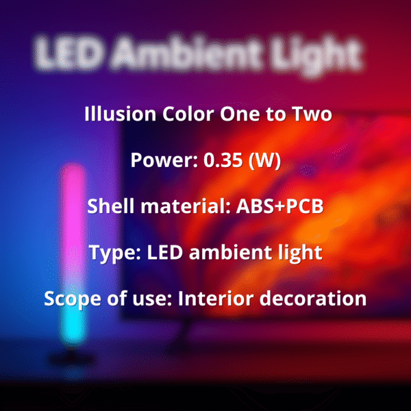 RGB ambient desk light